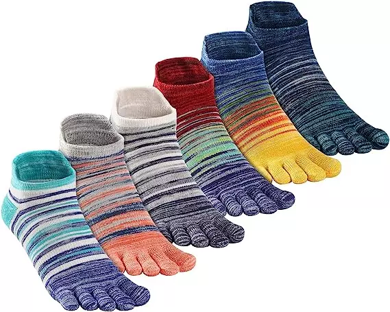TikMox Toe Socks Ankle Five Finger Socks(6Pairs) TikMox Toe Socks Ankle Five Finger Socks(6Pairs)