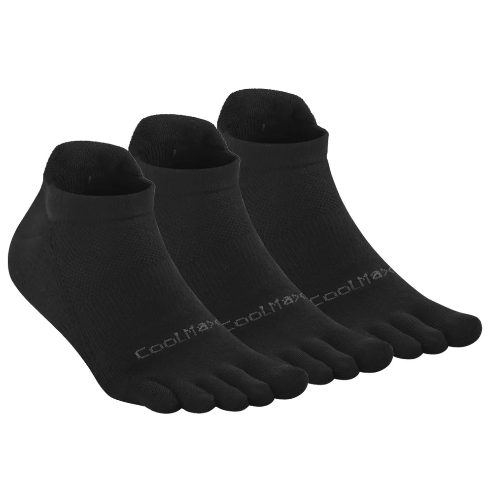 TikMox Toe Socks Black Ankle Running Socks (3Pairs) TikMox Toe Socks Black Ankle Running Socks (3Pairs)